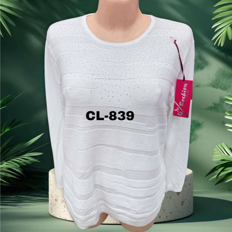 Swetry damskie Roz L-3XL. 1 kolor. Paczka 10 szt
